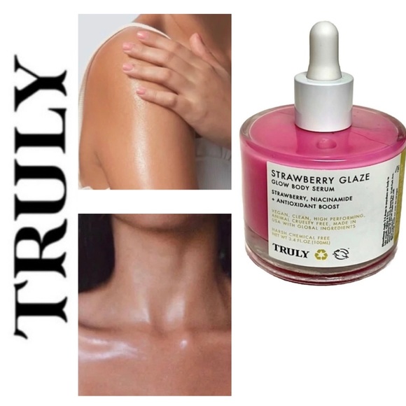 TRULY Skincare New Truly Body Serum Strawberry Glaze Glow Poshmark